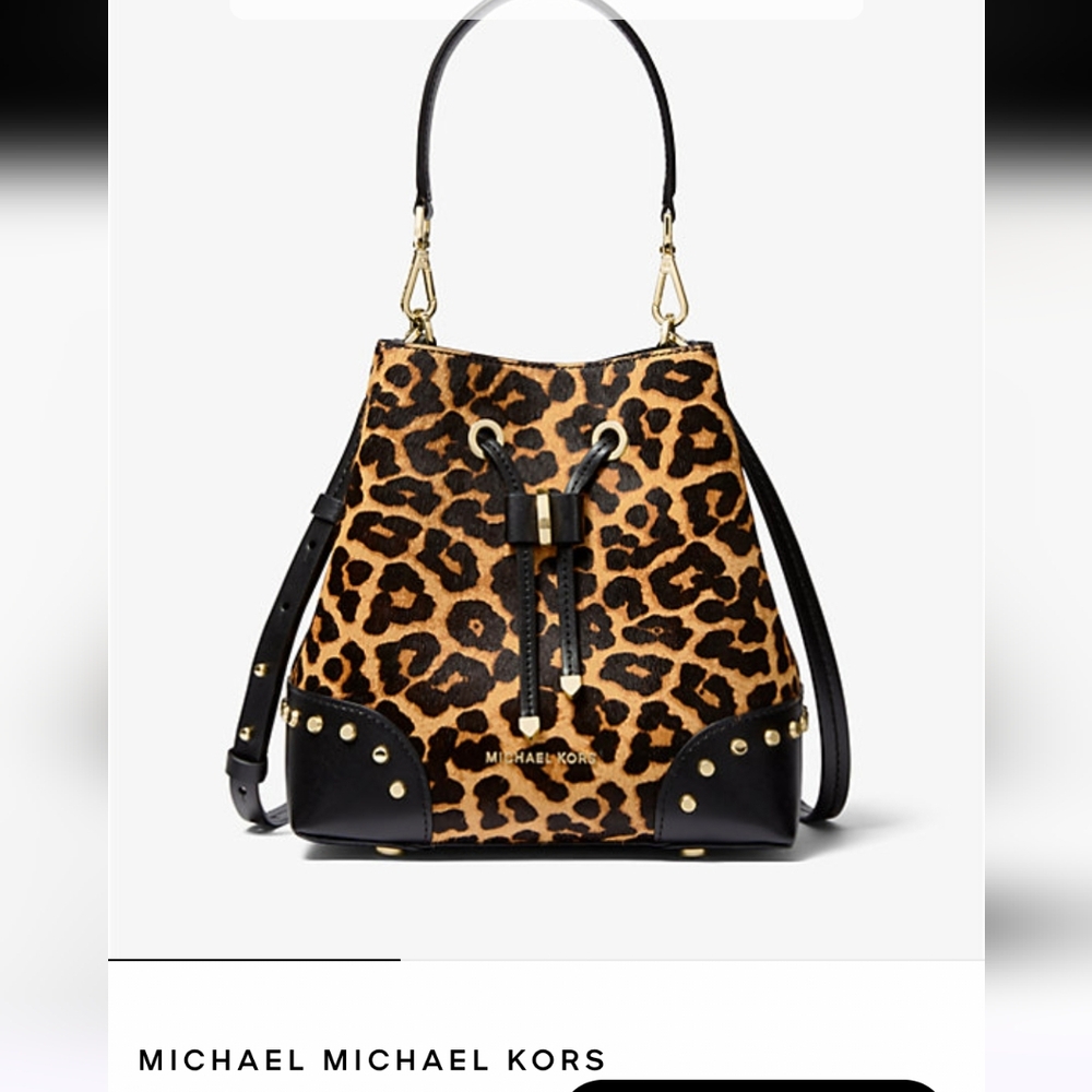 Mercer Galery Leopard Michael Kors Bag
